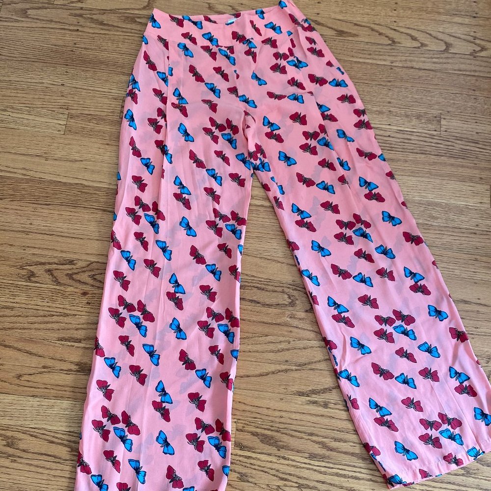 Vintage butterfly pants